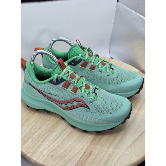 Saucony Peregrine 13 S10838-25 Womens US 7 Trail Running Sneakers Sprig Canopy - Picture 6 of 9